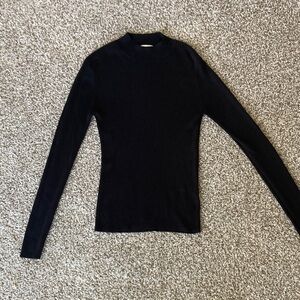 Classic Black Women's Turtleneck Sweater